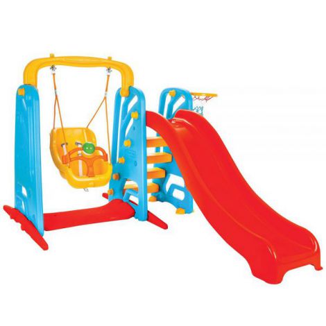 Centru de joaca Pilsan Cute Slide and Swing Set - imagine 6